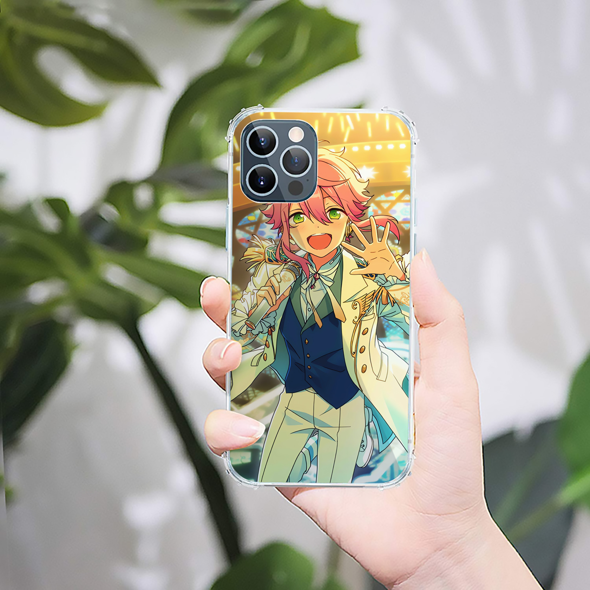 （画像用） あんさんぶるスターズ! Ensemble Stars 【iPhone 12シリーズ対応】透明スマホケース（クリアソフトケース）